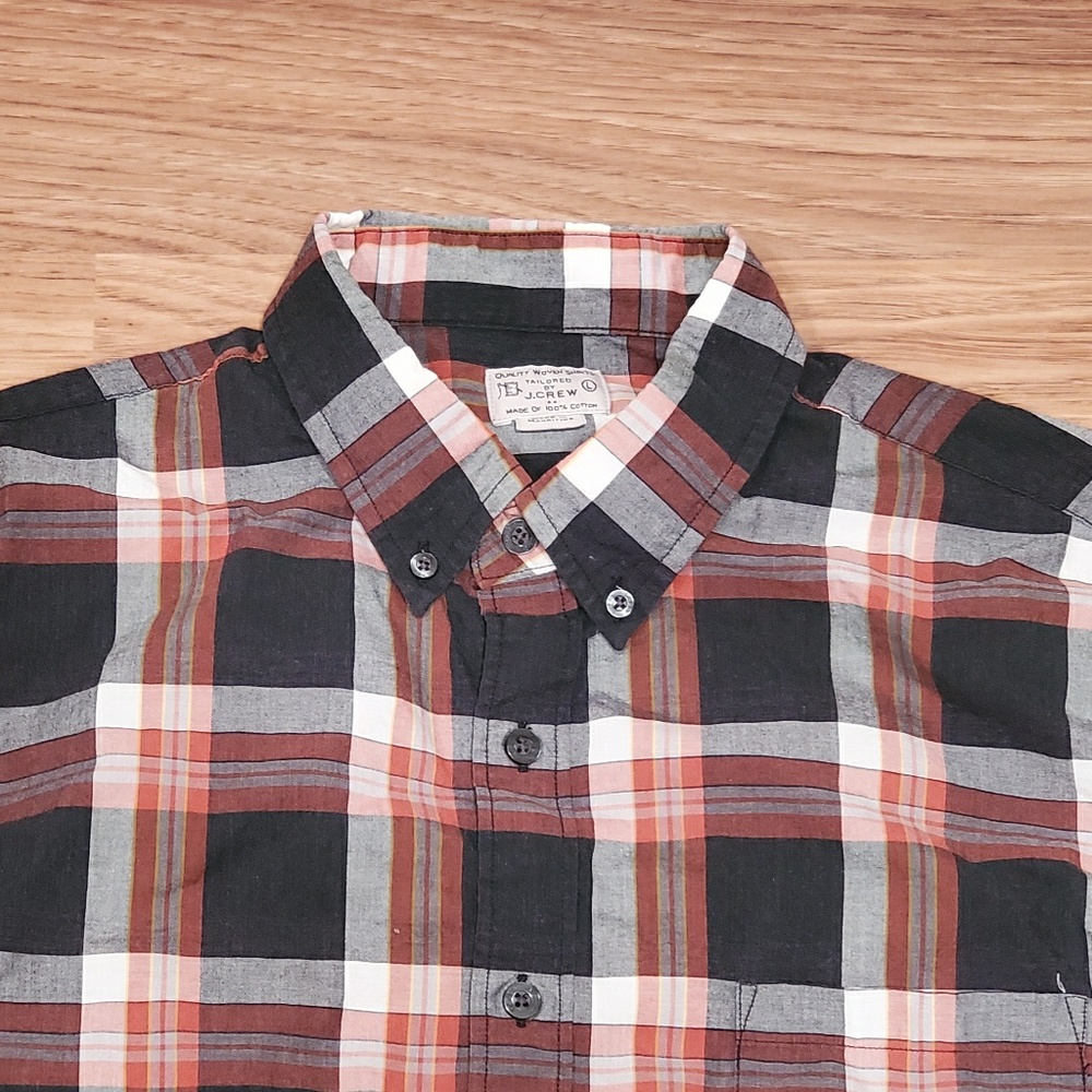 J.Crew Casual L/S Button Down Dress Shirt Sz L - Picture 3 of 5